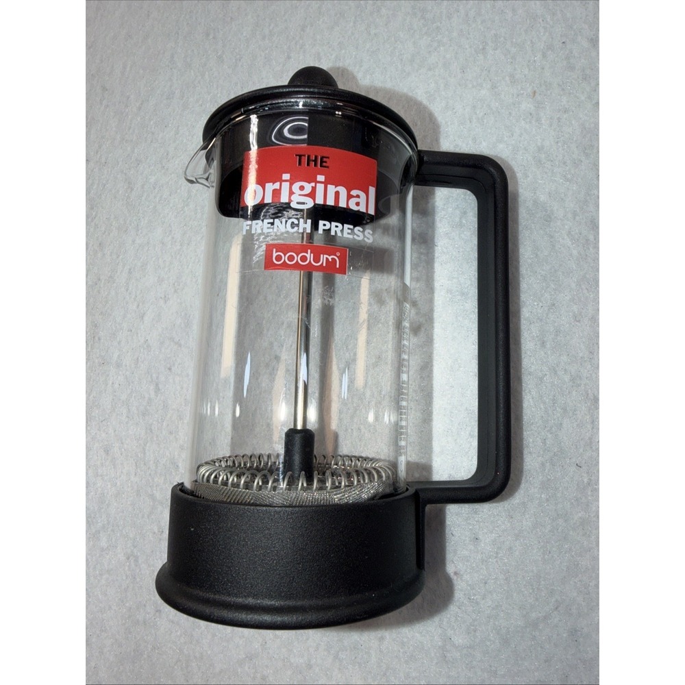 Bodum Single Cup French Press Coffee Maker Black 6.5" 8-10 fl oz